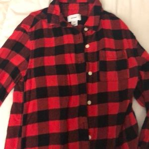 Red Buffalo plaid shirt from Old Navy